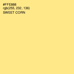 #FFE888 - Sweet Corn Color Image